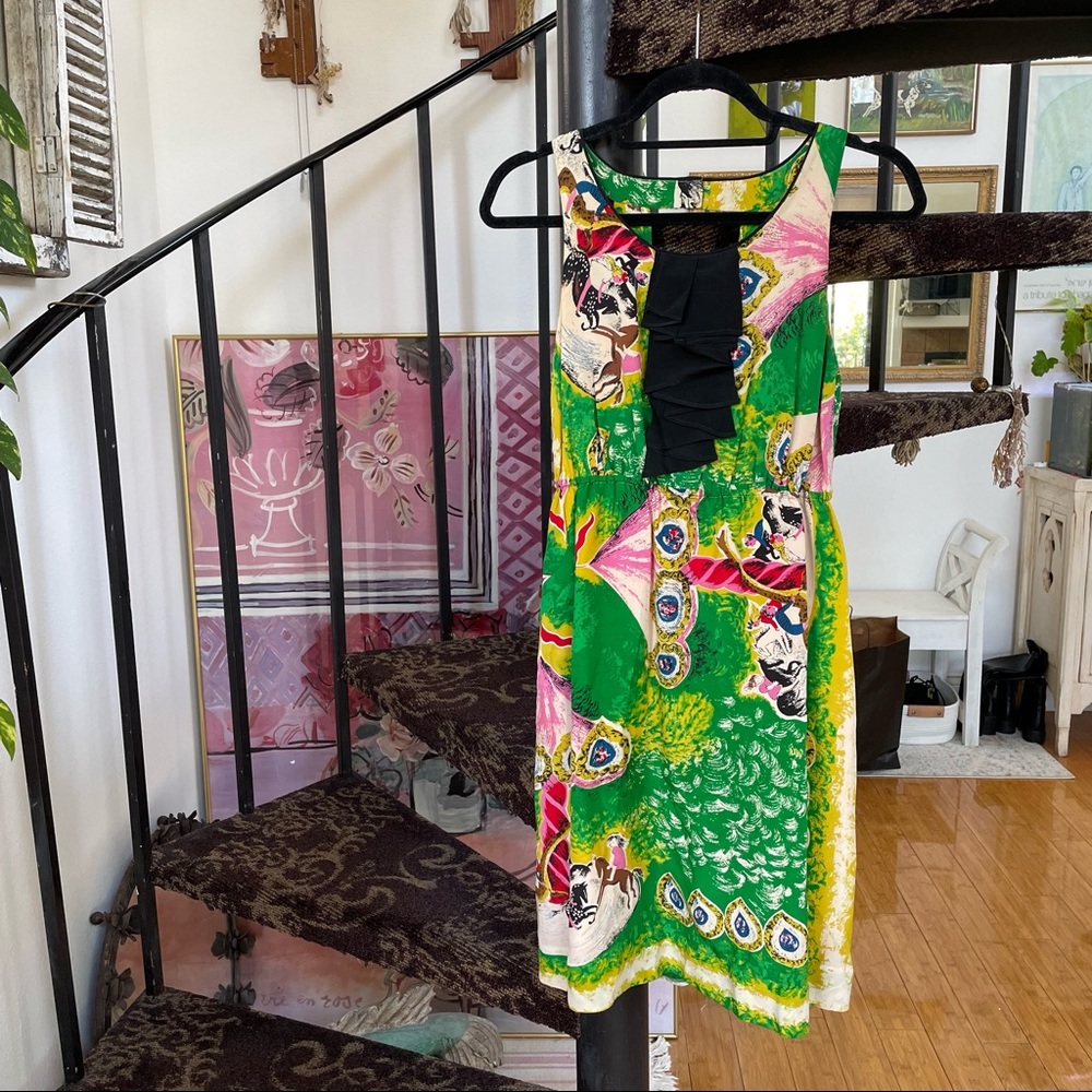 Moulinette Soeurs Silk Dress Anthropologie